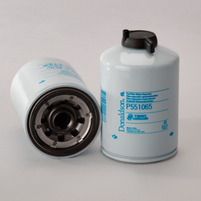 FUEL FILTER, WATER SEPARATOR SPIN-ON TWIST&DRAIN P551065
