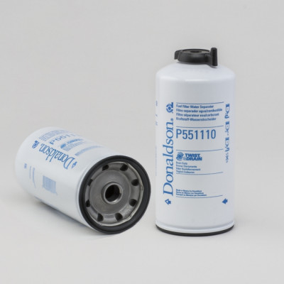 FUEL FILTER, WATER SEPARATOR SPIN-ON TWIST&DRAIN P551110