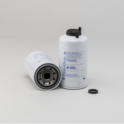 FUEL FILTER, WATER SEPARATOR SPIN-ON TWIST&DRAIN P558000
