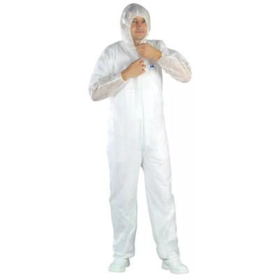 COVERGUARD DISPOSABLE COVERALL WITH HOOD
