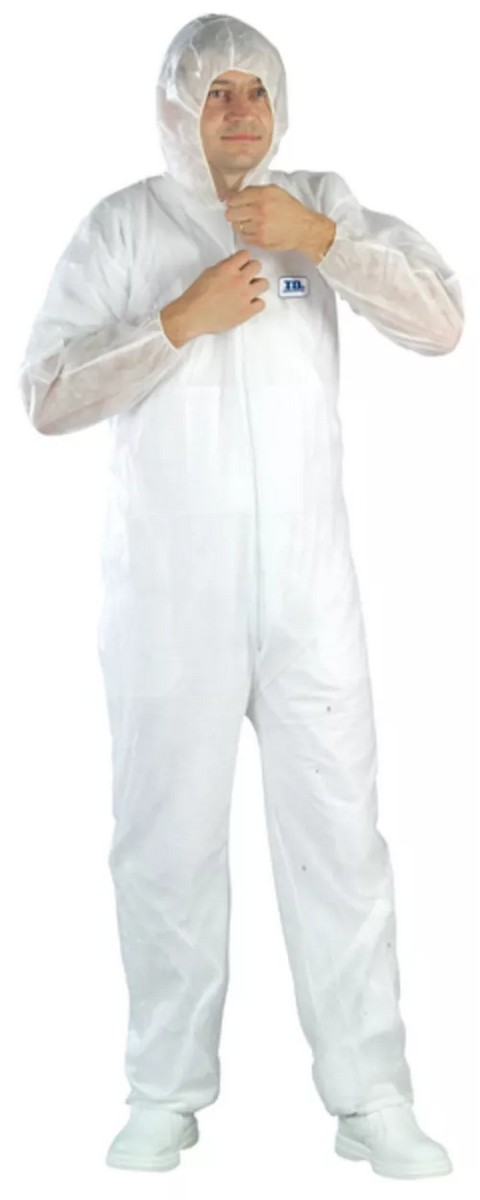 COVERGUARD DISPOSABLE COVERALL WITH HOOD