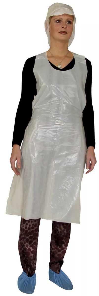 COVERGUARD POLYETHYLENE APRON 120 X 70 CM 22 MICRONS